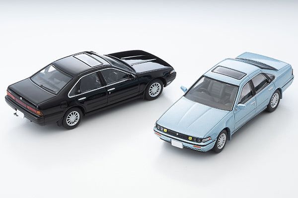 Tomica Limited Vintage 1:64 Nissan Cefiro A31 1988 Sport Cruising bluish silver sedan diecast model
