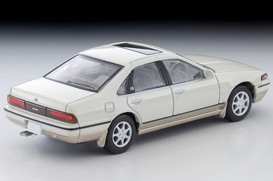 Tomica Limited Vintage 1991 Nissan Cefiro Town Ride SV white beige 1:64