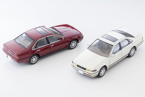 Tomica Limited Vintage 1991 Nissan Cefiro Town Ride SV white beige 1:64