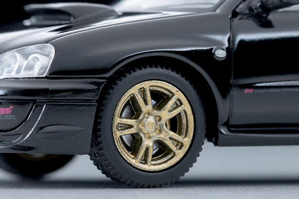 Tomica Limited Vintage NEO 2003 Subaru Impreza WRX STI in black, 1:64 scale