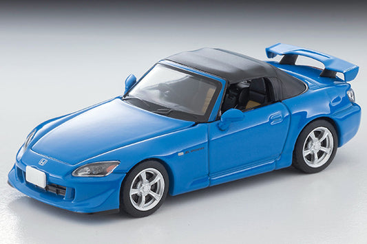 Tomica Limited Vintage Honda S2000 Type S 2009 in blue, 1:64 scale with opening bonnet and detailed engine