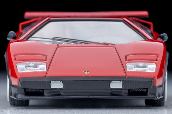 Tomica Limited Vintage Lamborghini Countach LP500S in red, 1:64 scale with opening scissor doors and engine cover