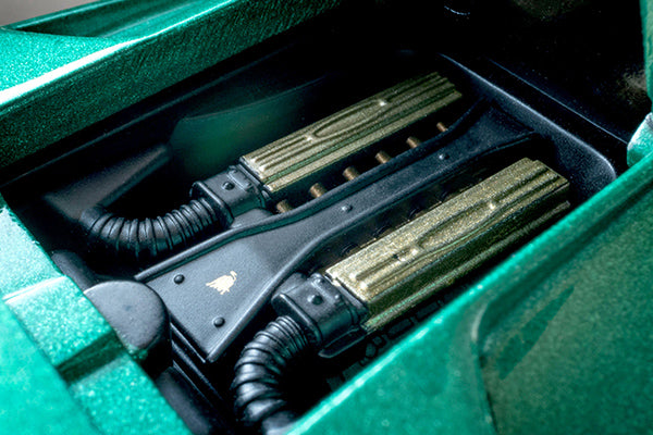 Tomica Limited Vintage Lamborghini Diablo SE30 in green with opening doors and engine cover.
