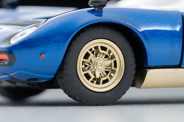 Tomica Limited Vintage 1:64 Lamborghini Miura SV blue metallic opening hood and rear cowl diecast model