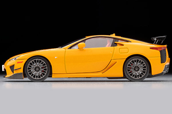 Tomica Limited Vintage 1:64 Lexus LFA Nurburgring Package orange with opening hood V10 engine diecast model