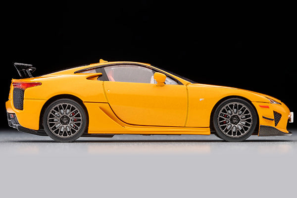 Tomica Limited Vintage 1:64 Lexus LFA Nurburgring Package orange with opening hood V10 engine diecast model
