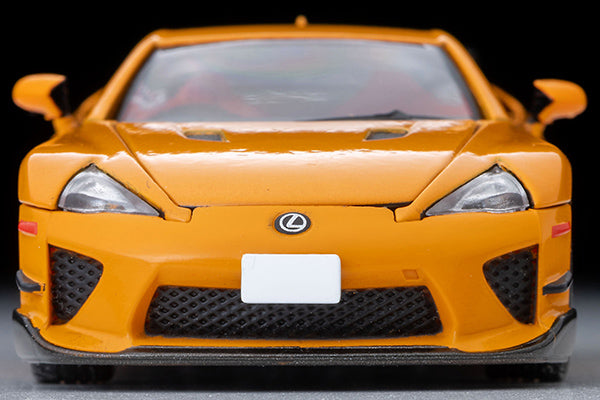 Tomica Limited Vintage 1:64 Lexus LFA Nurburgring Package orange with opening hood V10 engine diecast model
