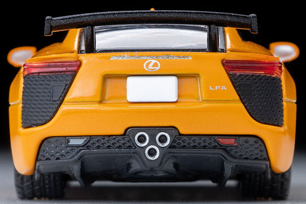 Tomica Limited Vintage 1:64 Lexus LFA Nurburgring Package orange with opening hood V10 engine diecast model