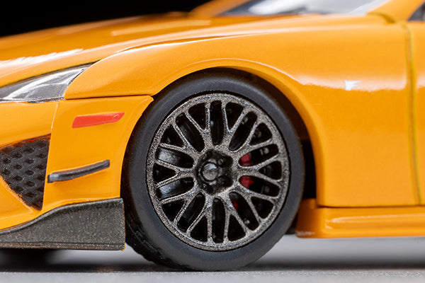 Tomica Limited Vintage 1:64 Lexus LFA Nurburgring Package orange with opening hood V10 engine diecast model