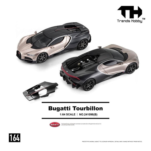 Trends Hobby Bugatti Tourbillon in Dore with removable rear hatch.