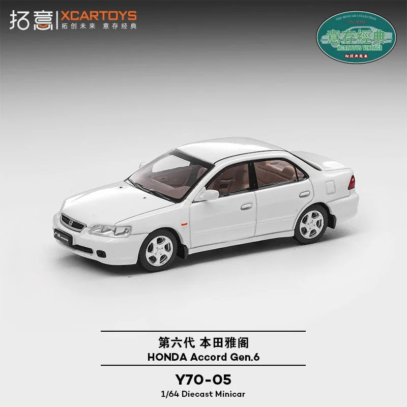 XCARTOYS Honda Accord 6th Generation in White.