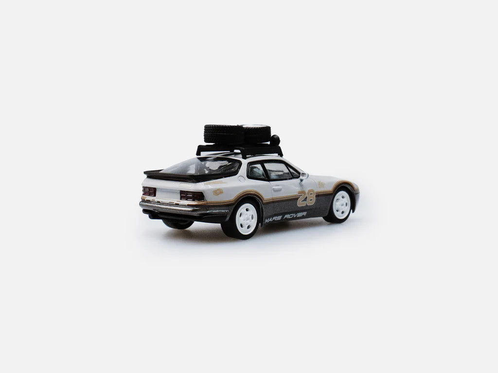 Limited edition Tarmac Works Porsche Mars Rover 944 x GRAMS #28 in grey.